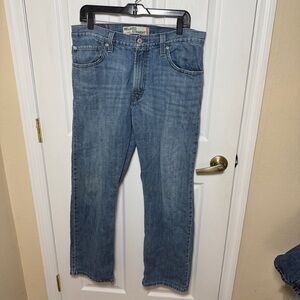 Men’s Levi’s 559 relaxed straight jeans medium blue wash 34x32 100% cotton
